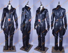 Free shipping Custom-made High quality The Avengers Black Widow Captain America Movie Cosplay Costume