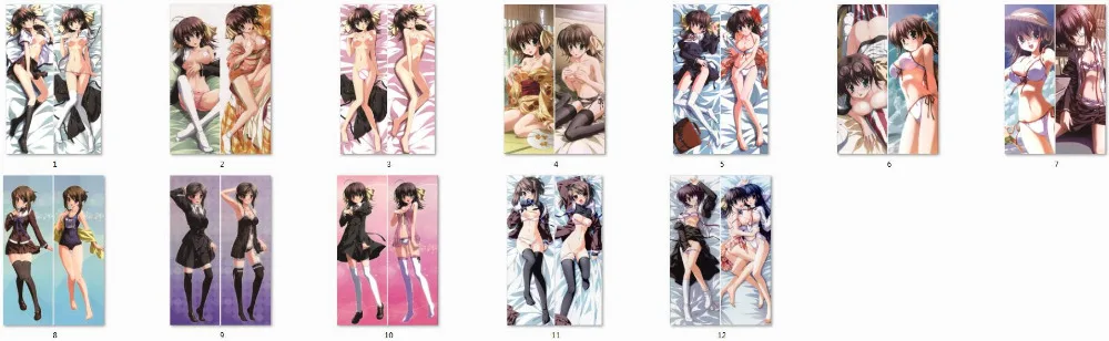 Ef ~ сказка о двух персонажи аниме Miyamura Miyako & hayama mizuki наволочка для подушки тела|pillow