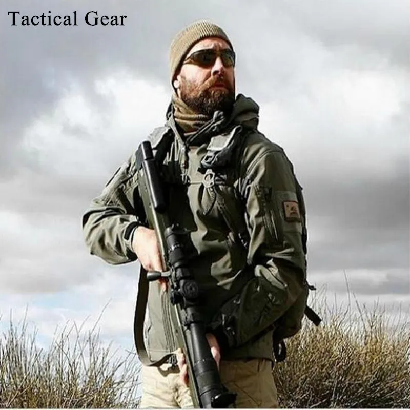 Wholesale Lurker Shark skin Soft Shell Outdoor Military Tactical Jacket High quality Waterproof Windproof Sports Army Clothing Wholesale Lurker Shark skin Soft Shell Outdoor Military Tactical Jacket High quality Waterproof Windproof Sports Army Clothing