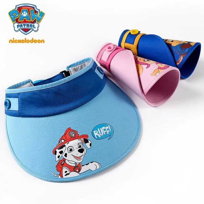 

2019 Genuine PAW Patrol Children's sun hat Chase Skye Marshall Print Adjustable Sport Headband hat Visor Hat Cap Outdoors