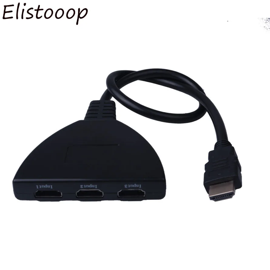 Разветвитель HDMI Elistoop Mini 3 порта кабель 1 4b 4K * 2K 1080P переключатель в концентратор