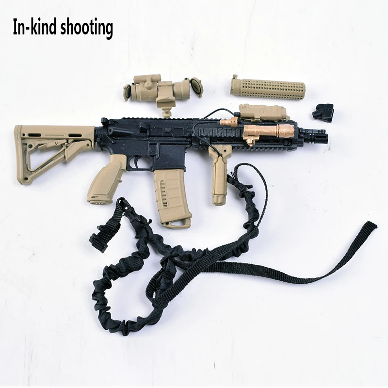 

1/6 Scale Guns Weapon Model Sand HK416 4D firearms Assembled Toys Gun Weapon Toys For 12 Inch Soldier Action Figure Accesssories