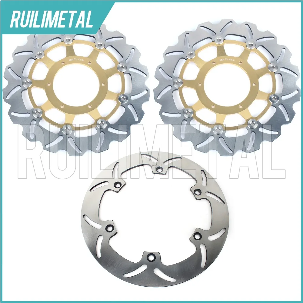 Полный Комплект Передние Задние Тормозные Диски для Honda VTX 1800 C F N R S T 02 03 04 05 06 07 08 09