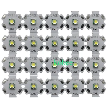

CREE XML XM-L T6 LED U2 10W WHITE High Power LED chip on 12mm 14mm 16mm 20mm PCB