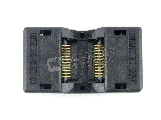 module SSOP24 TSSOP24 OTS-24-0.65-01 Enplas IC Test Burn-in Socket Programming Adapter 0.65mm Pitch 4.4mm Width ssop24 tssop24 fp 24 0 65 01a enplas ic test burn in socket programming adapter 5 6mm width 0 65mm pitch