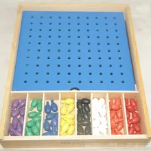 Новая деревянная коробка Froebel интегрированное Использование точки детские развивающие игрушки для детей Подарки