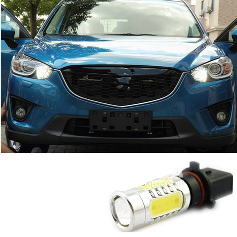 

Tcart 2pcs P13W High Power Car daytime running lights Super Bright 11W LED 360degrees with lens for Mazda CX-5 DRL bulbs