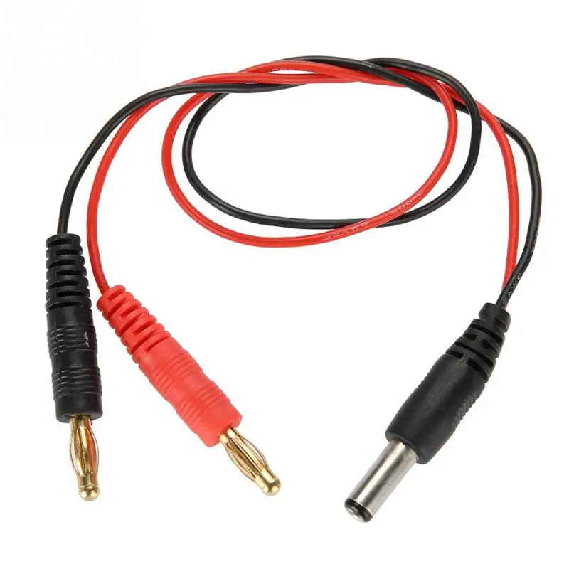 

1 Piece 22AWG Soft Silicone Cable Suitable for Most Charging Setup DC Plug Male to 4.0 Banana Plug Connector RC Accessory
