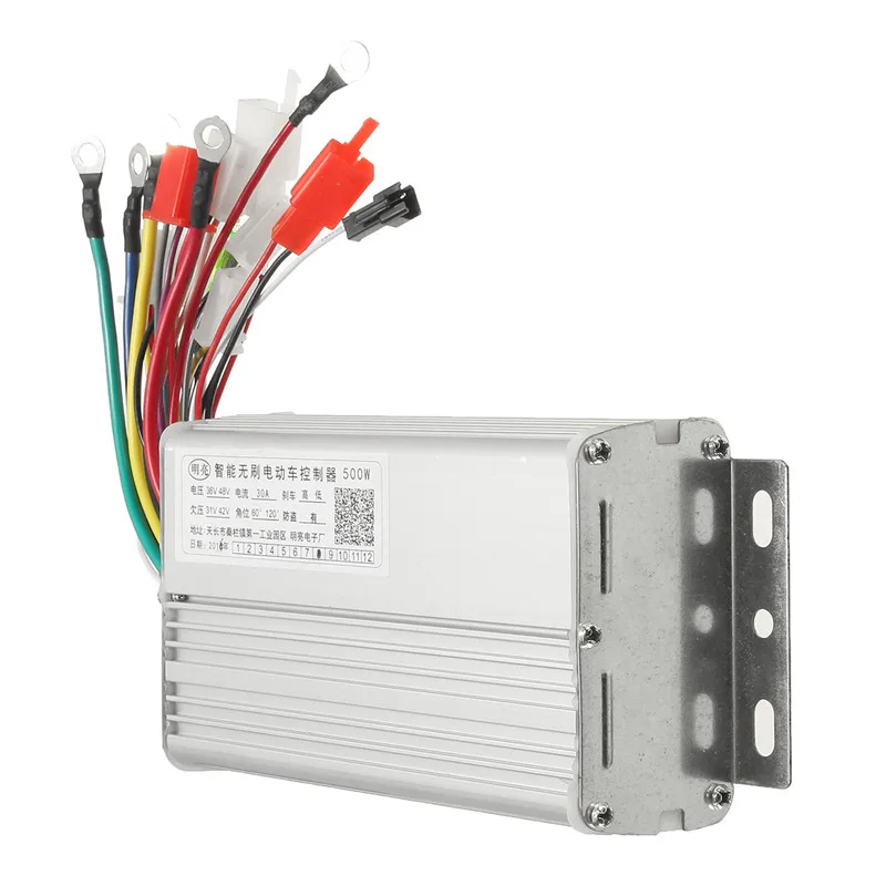 Бесщеточный контроллер двигателя для электрических скутеров велосипедов 48 В 500