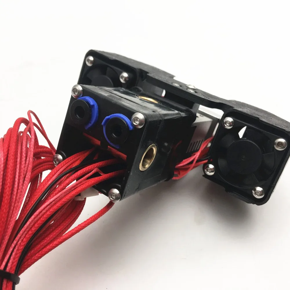 1 комплект в сборе Ultimaker 2 + для 3D принтера Chimera hotend PT100 версия двойной экструдер