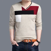 WOQN, мужской свитер,, весенний, Повседневный, мужские свитера, хлопок, круглый ворот, полный рукав, свитер, мужской, тонкий, пуловеры, вязаный свитер, мужской