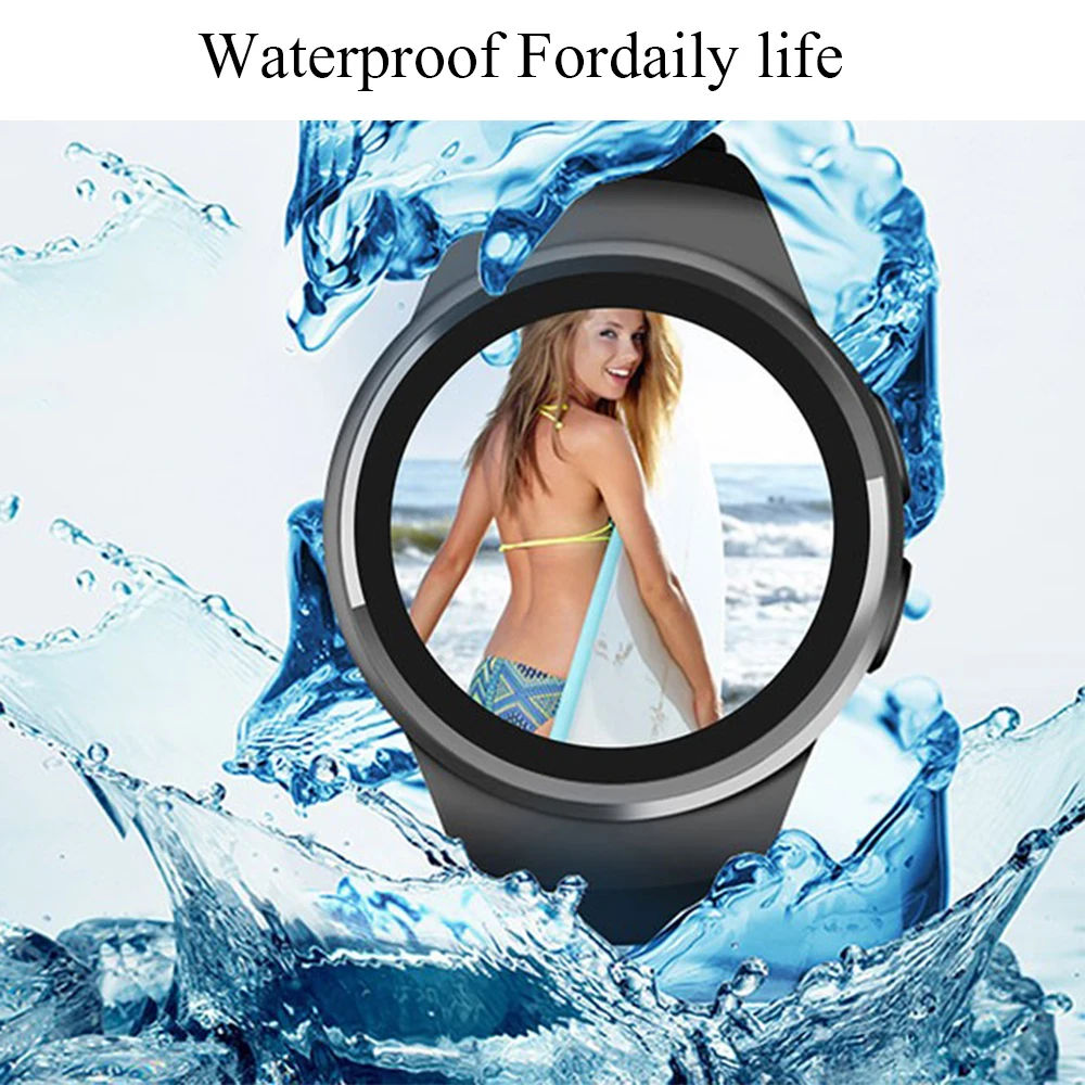 KW18 Smart Watch Men Support SIM TF Card Bluetooth Call Heart Rate Pedometer Sport Waterproof Smartwatch For Android IOS 