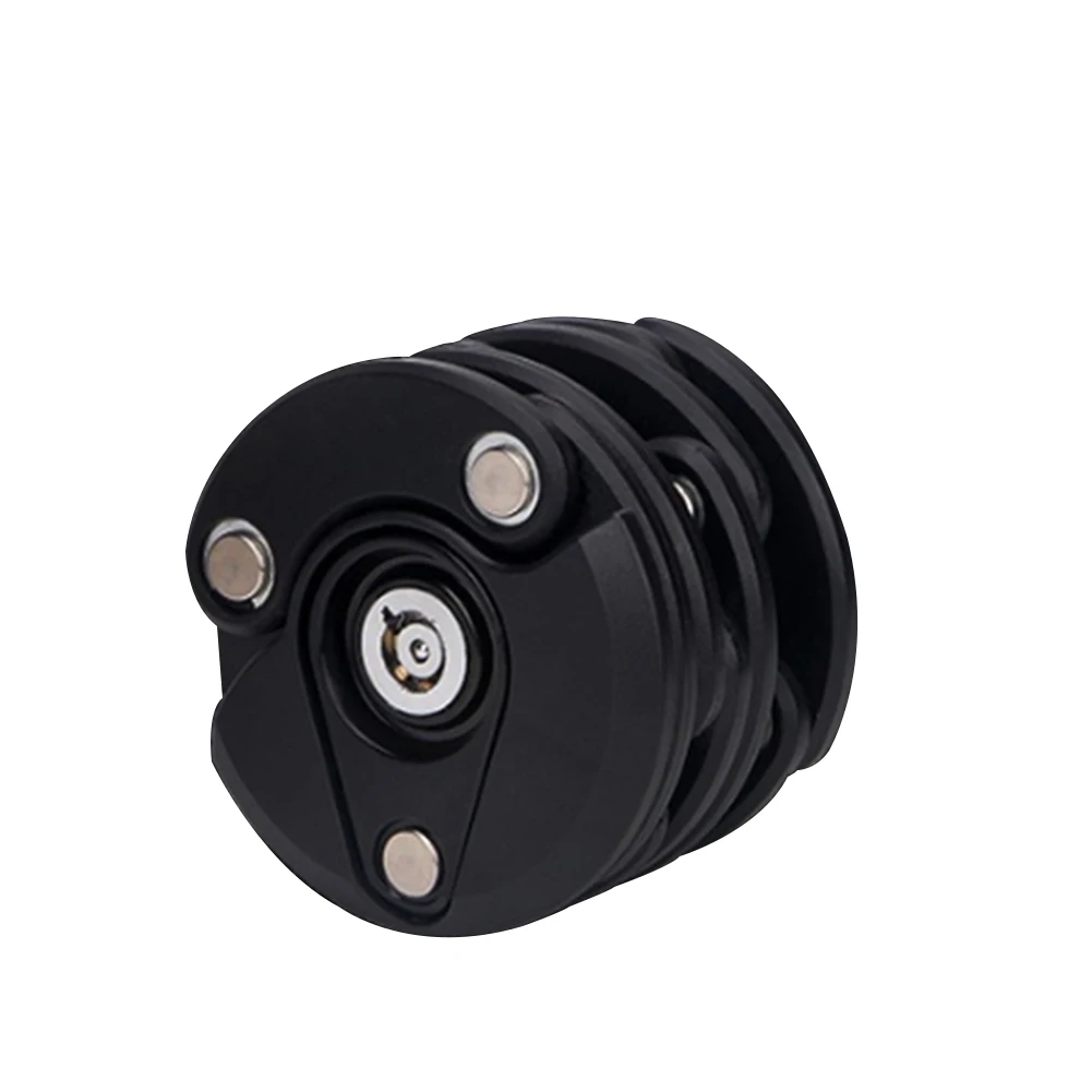 

Cyrusher Bicycle electric Bike Lock Anti-theft Chain Lock Riding Equipment Accessories Hamburger Shape Black