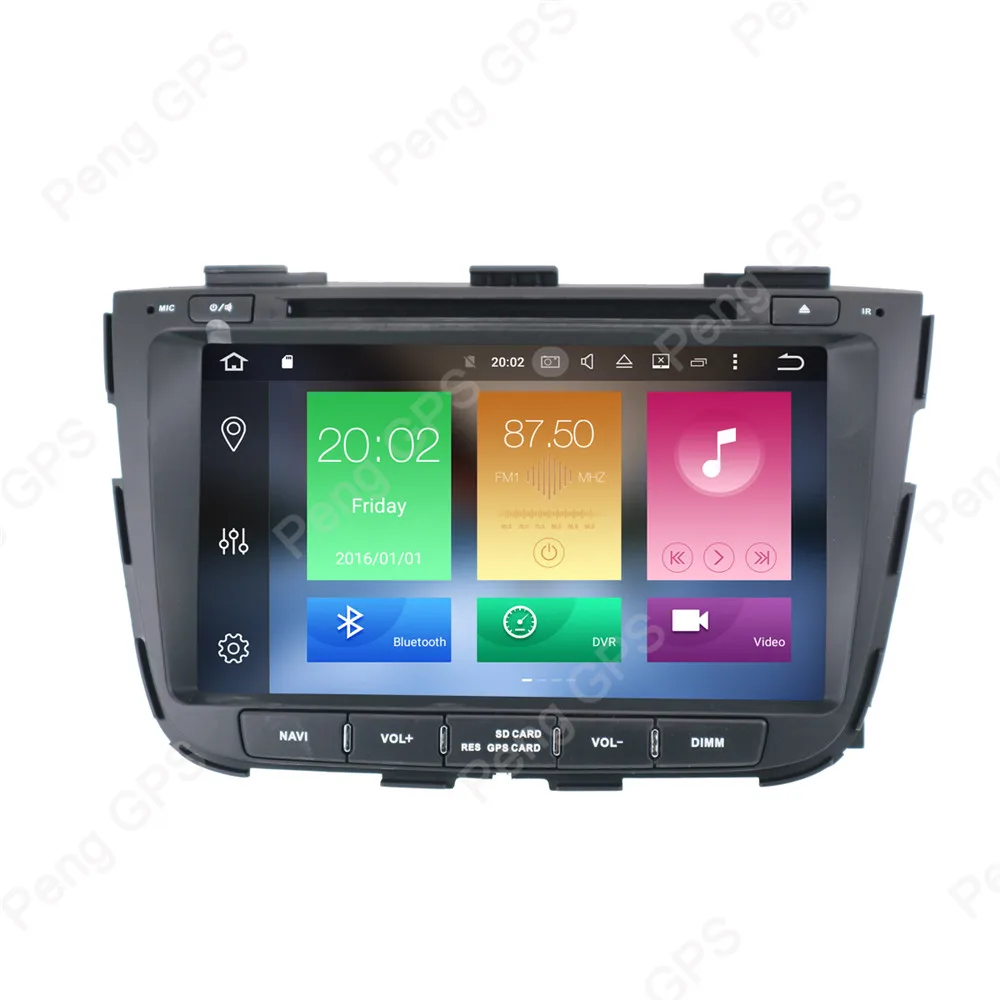 Flash Deal Octa Core 2 Din Android 8.0 for Kia Sorento 2012 2013 2014 2015 GPS Navigation Built in CD DVD Player Bluetooth 1080P Headunit 2