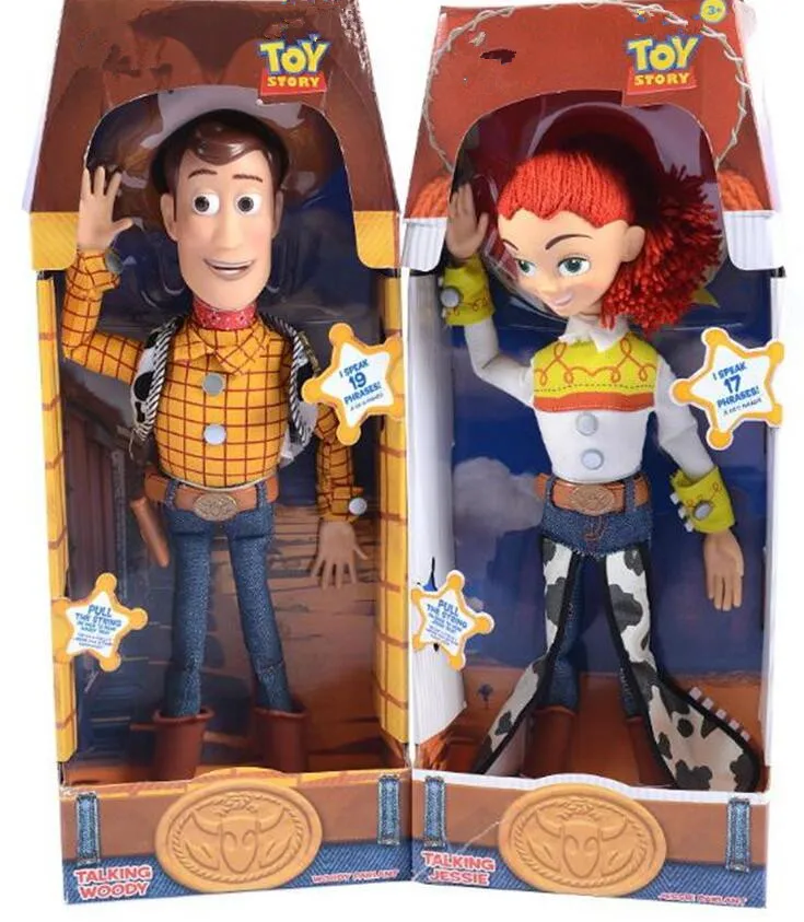 

2019 Toy Story 3 Talking Jessie Woody PVC Action Toy Figures Model Toys Children Birthday Gift Collectible Doll