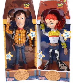 

2pc 43cm Toy Story 3 Talking Woody jessie Action Toy Figures Model Toys Children Christmas Gift