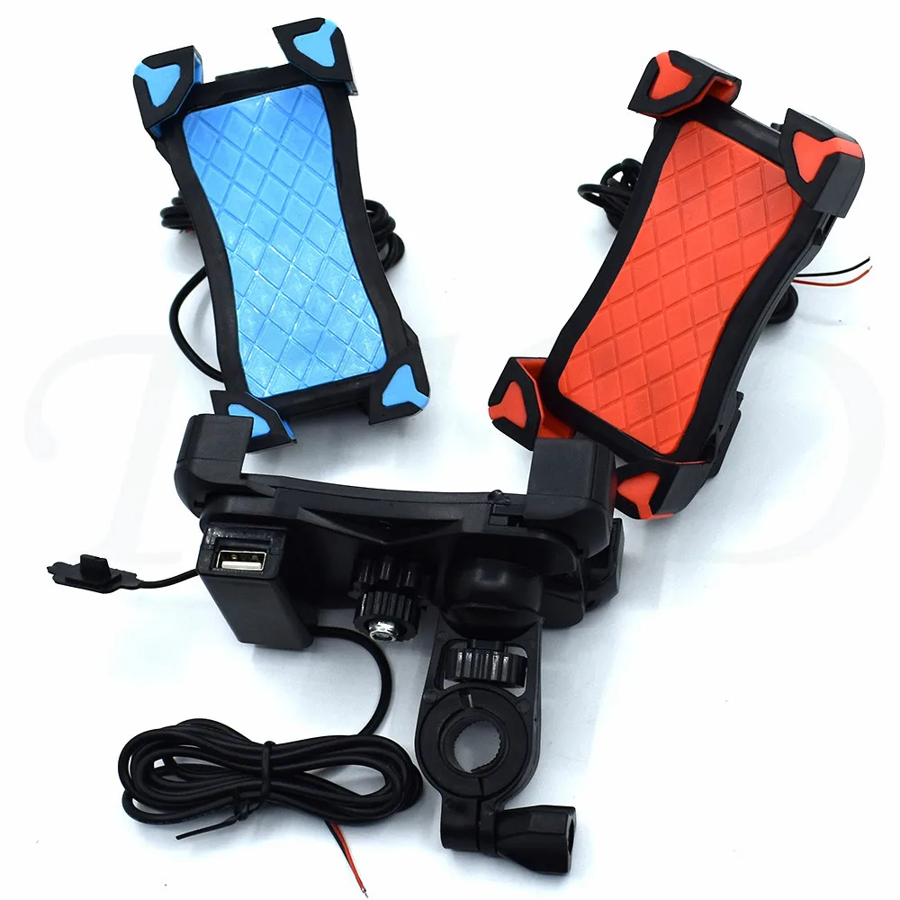 

Bicycle motorcycle USB charging mobile phone holder durable bracket For Yamaha FZ6 FAZER FZ6R FZ8 MT-07 FZ07 FZ1 XJ6 MT-09 FZ09