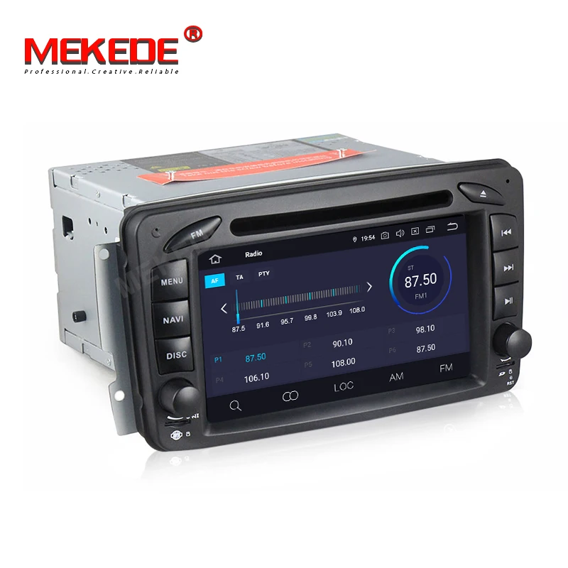 Top 7" DSP IPS Android 9.0 4G 64G 2 DIN Car DVD player For Benz CLK W209 W203 W168 W208 W463 W170 Vaneo Viano Vito E210 C208 GPS PC 4