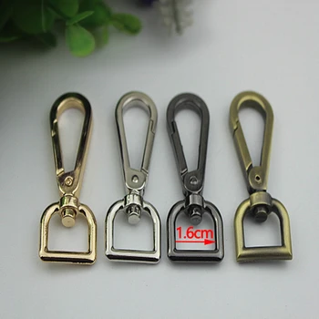 

(30 Pcs/ Lot) 16mm( Interior) Gold, Silver, Gun Black, Bronze Metal Lobster Clasps Swivel Trigger Clips Snap Hooks for Bag Strap