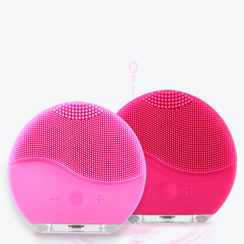 Cepillo de limpieza facial ultrasónico eléctrico limpieza facial limpieza de la cabeza negra limpiador de poros resistente al agua silicona cuidado de la herramienta facial Cepillo de limpieza facial ultrasónico eléctrico limpieza facial limpieza de la cabeza negra limpiador de poros resistente al agua silicona cuidado de la herramienta facial