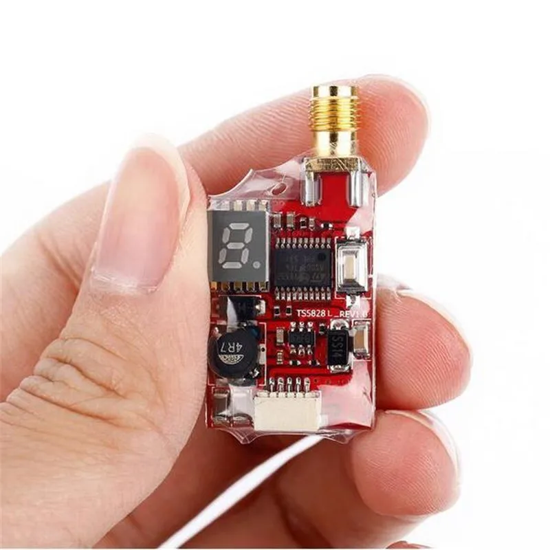 

TS5828L Micro 5.8G 600mW 40CH Mini FPV Transmitter with Digital Display