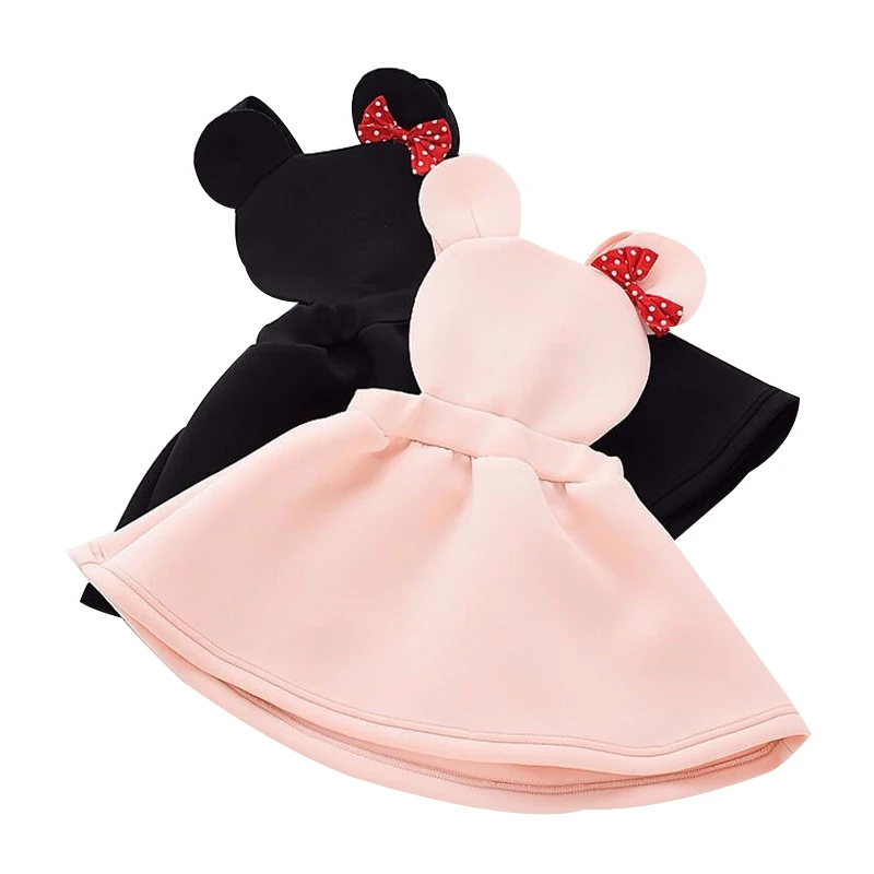 Платье с изображением мышки детская одежда для девочек Одежда для дня рождения для маленьких девочек, платья вечерние платья для девочек 1, 2, 3, 4, 5, 6 лет