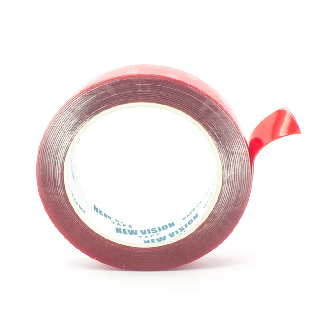

5M Length 6mm 15mm Width Roll Strong Adhesion Automotive Acrylic Plus Double Sided Attachment Tape Sticker for Car Auto Truck