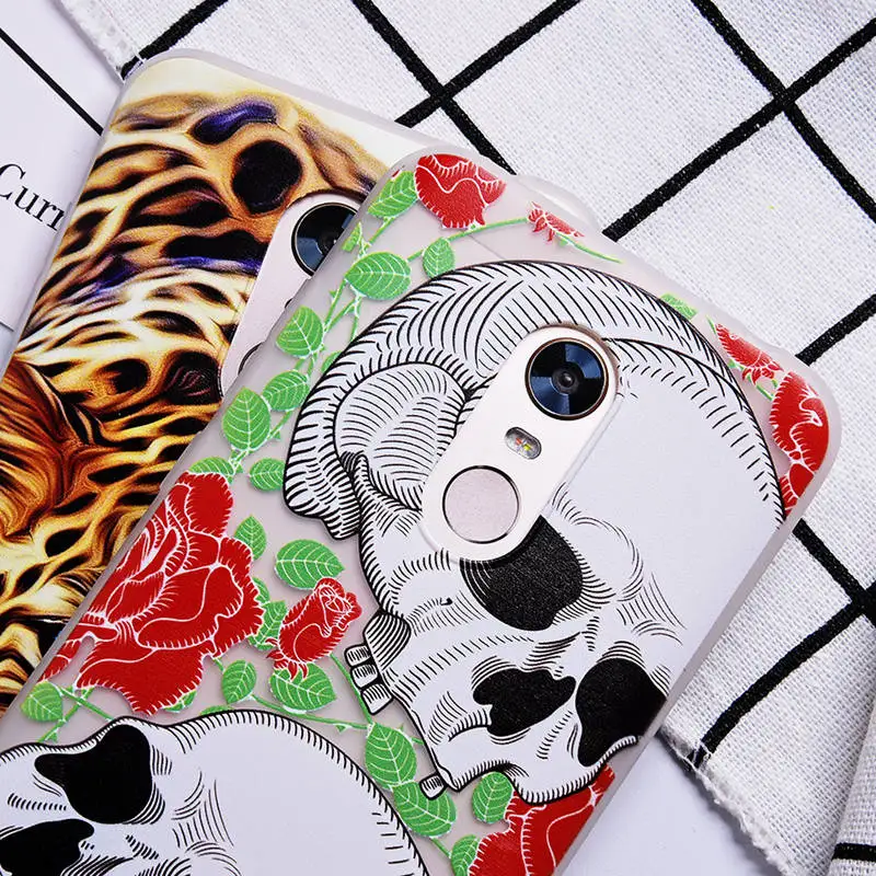 TOMKAS Painted Phone Case For Xiaomi Redmi 4X 5 Plus Flower Plants Animal Patterned  TPU Silicone Back Cover Coque fundas        (28)