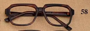 Размеры 46/48/50/52/54/58 ретро украшения близорукость очки оправа Пресбиопия пустые очки оправа без линз - Цвет оправы: Size 58
