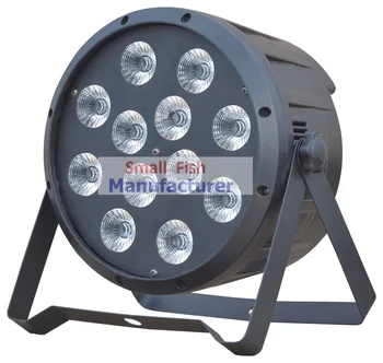 

4XLot 12x10W 4in1 RGBW Led Par Light Professional Stage Lighting High Power LED Par Can With DMX512 DJ Disco Sound Equipments