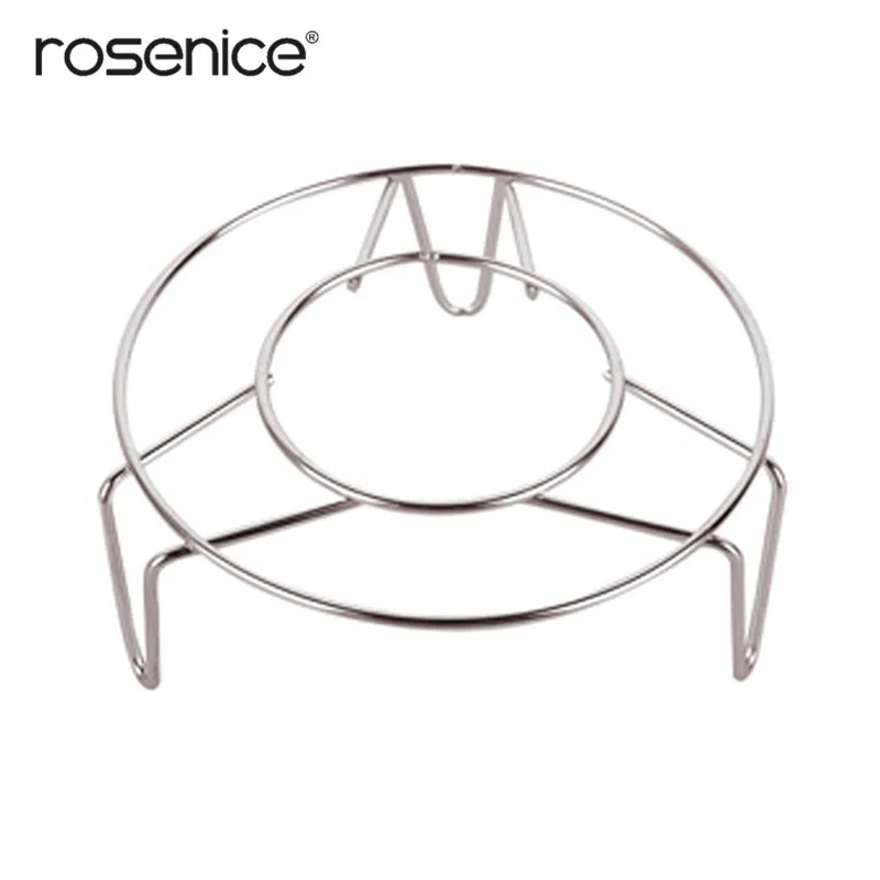 

18*3cm Home Kitchen Cooking Pot Steaming Tray Stand Stainless Steel Round Cooker Steamer Rack Stand Cookware Tool