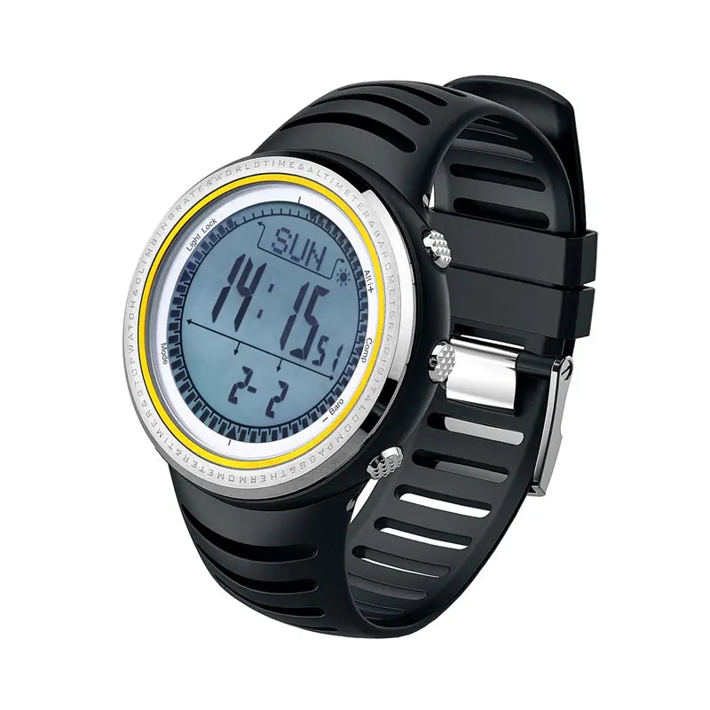 SUNROAD الرجال الرياضة الرقمية Watch-5TM للماء مقياس الارتفاع مقياسا المشي تشغيل السباحة الساعات ساعة البوصلة عداد الخطى SUNROAD الرجال الرياضة الرقمية Watch-5TM للماء مقياس الارتفاع مقياسا المشي تشغيل السباحة الساعات ساعة البوصلة عداد الخطى