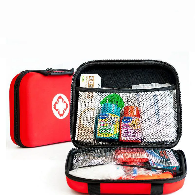 75 unids/lote primeros auxilios de emergencia de Kit impermeable al aire libre de EVA para la familia Camping viaje tratamiento médico de emergencia YJJB005