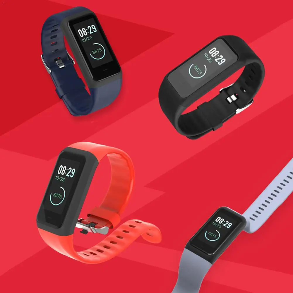 Сменный силиконовый ремешок для часов для Huami Amazfit Cor 2 Аксессуары для смарт-браслета наручный ремешок 4 цвета