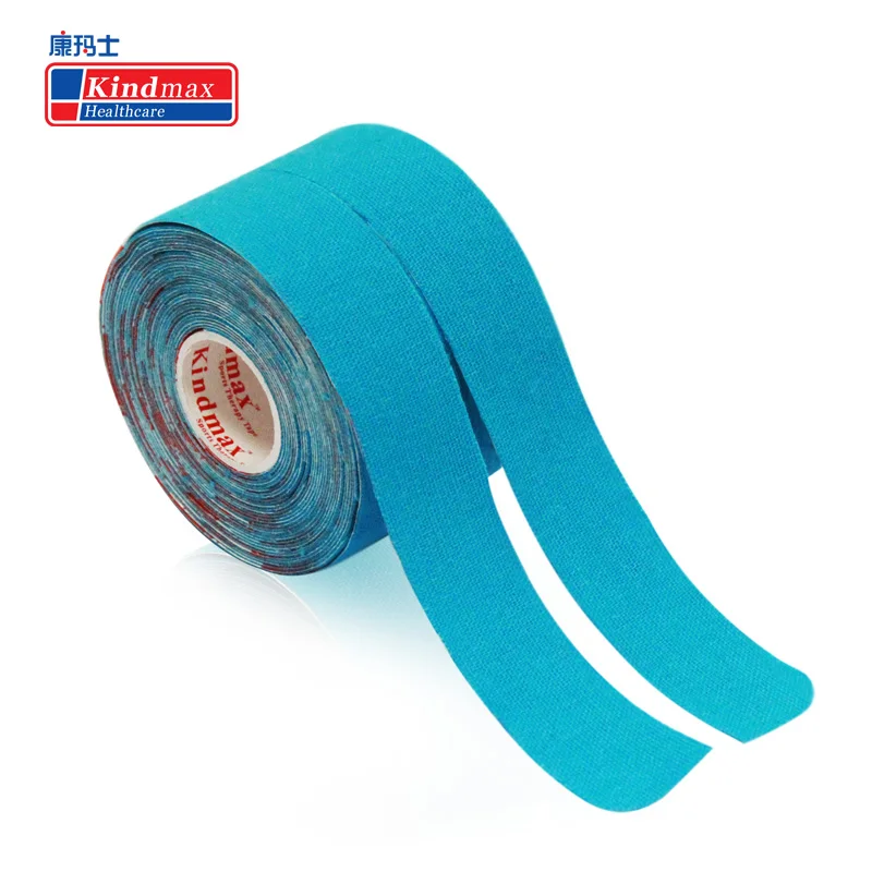 Kindmax قبل القطع رياضية شريط لاصق الطبية مطاطا الرياضة العضلات علم الحركة لاصق الطائرة Kinesiologytape 50mm x 5 m
