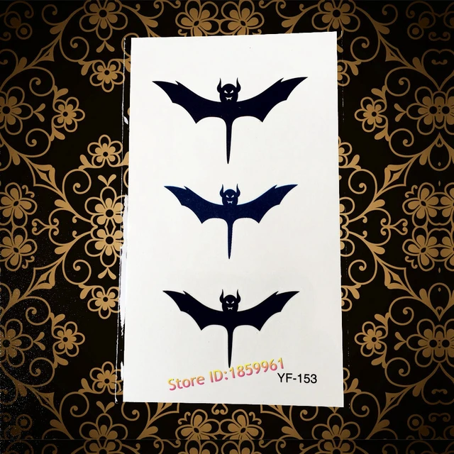 Hot Summer Style Flash Temporary Tattoo Stickers Men Women Arm Neck Hot Summer Style Flash Temporary Tattoo Stickers Men Women Arm Neck Tatoo Yf153 Bat Batman Waterproof Tattoos Makeup