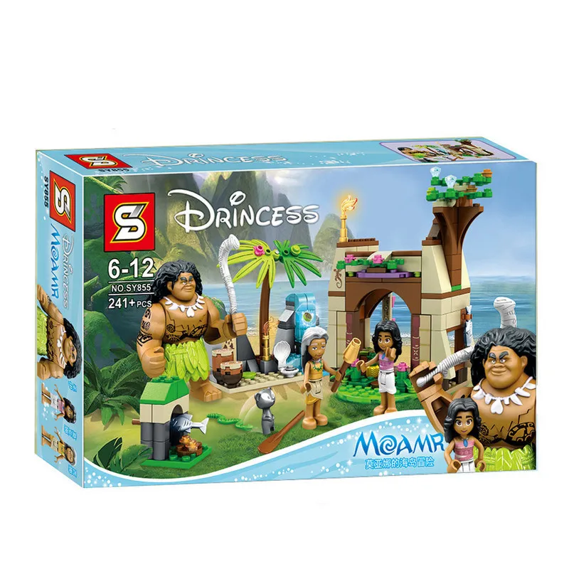 

SY855 Princesa Moana Oceano Voyage Building Blocks Classic para Los Amigos de Las Ninas Juguetes Modelo de Construccion 41150