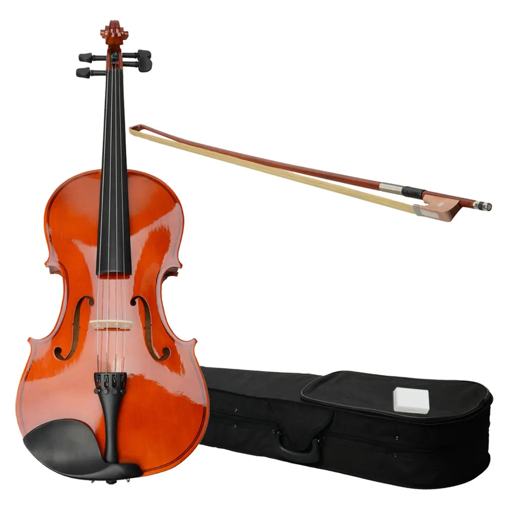 日本割引 米国在庫 Viola Viola 15 音響ビオラビオラケースの弓のロジン楽器プロビオラと学習者のための初心者ブラック 偽物 値段 Grupoatdcr Com