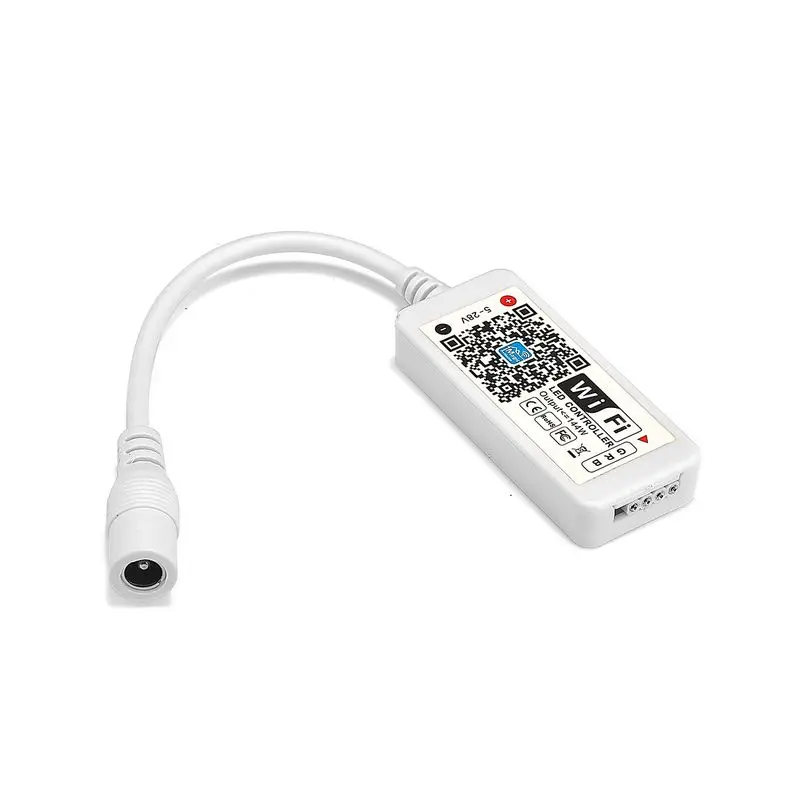 DC5-24V MINI WIFI RGB Controller Music By Amazon Alexa Google Home Phone For 5050 Strip Light | Освещение