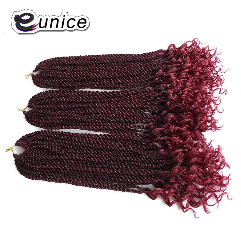 Curly Senegalese Twist Crochet Braiding Synthetic Hair Extension (14)