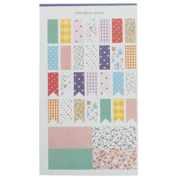 

4 Sheets/Lot Vintage Eco-Friendly Retro Paper Flower Sticker For DIY Scrapbooking Photo Album Decoration