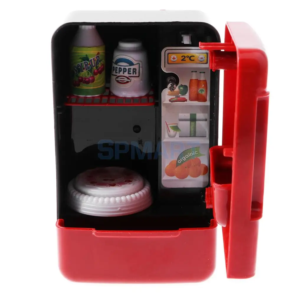 Simulation Electric Refrigerator Home Appliances Toys - Baby Kids Pretend Play Kitchen Cooking Food Toy Developmental Game