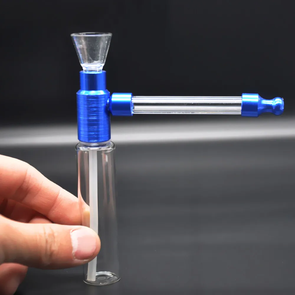 Bottle Water-Pipe Mini Hookah-Shisha-Tobacco-Smoking-Pipes-Metal-Tube-Filter