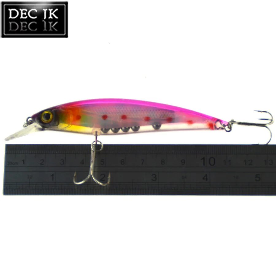 1PCS Crankbaits Minnow Suit For Plastic Hard Fishing Lure Fake Bait 3D Fish Eyes Tackle Artificial Saltwater Lures With Hooks (13)