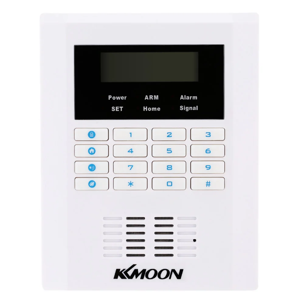 Kkmoon беспроводной 433 МГц GSM PSTN SMS домашняя охранная сигнализация детектор сенсор комплект дистанционного управления