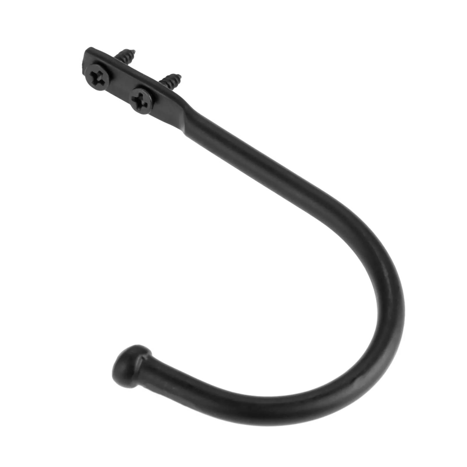 1Pc Black Alloy Vintage Hooks Wall Door Bath Coat Hook Hanger Pot Handbag Bag Hanger Bathroom Kitchen Furniture Hardware 79*53m