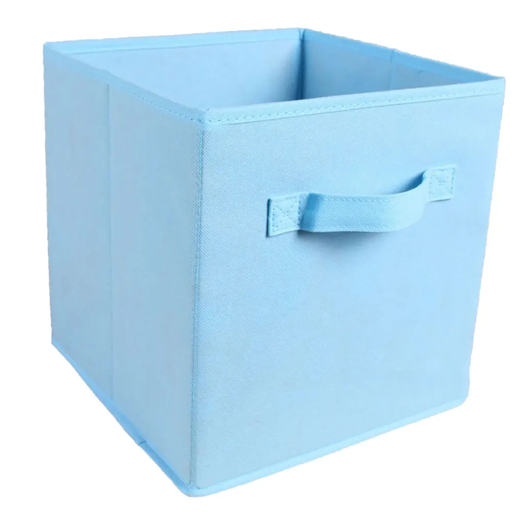 Cube Storage Basket Fabric Drawers Organizer Box Bin Open Design, Laundries Hamper, Closet Shelving Organizer Box