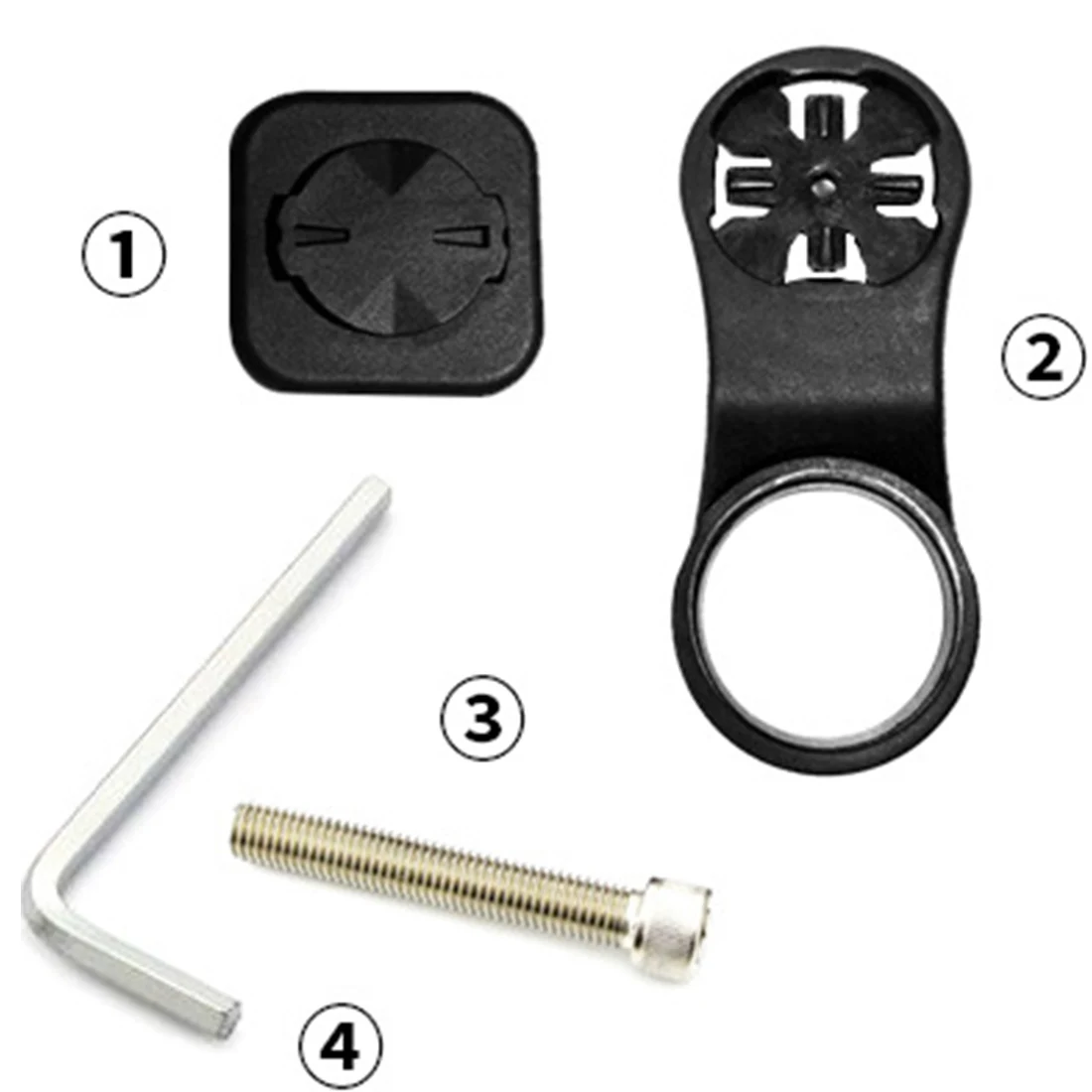  Universal Bike Lenker Montieren Smartphones GPS Stoppuhr Drehung Halter für Motorrad-Schwarz