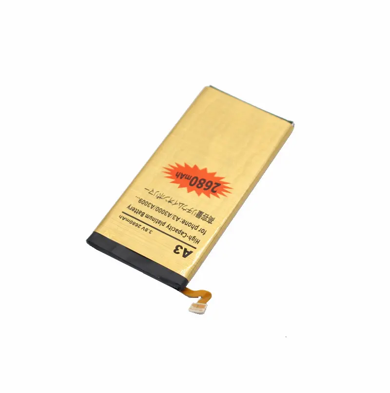 5 шт./лот 2680 мАч EB BA300ABE Gold Battery для Samsung Galaxy A3 (2015) A3000 A3009 SM A300F A300H A300G A300M