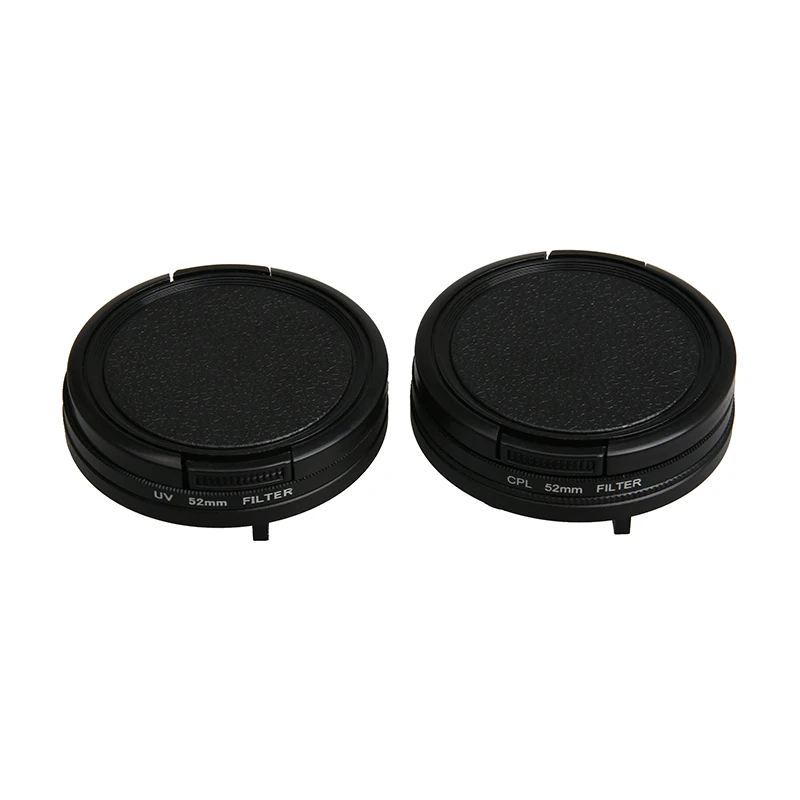 52 мм черный металлический стеклянный круговой поляризационный CPL набор фильтров для объектива с адаптером фильтра для GoPro Hero 7 6 5 водонепроницаемый чехол